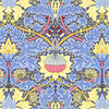 B998-Fabric - Victorian Morris - Blue